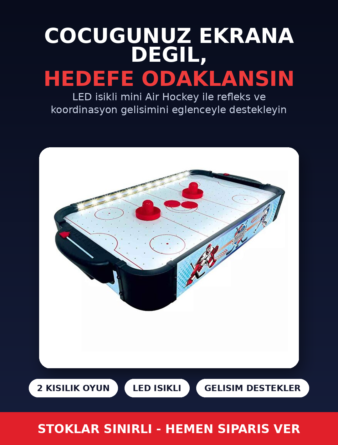AIR HOCKEY™️ — Telefonu Unutturan Oyun